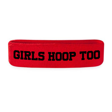 Girls Hoop Too Red Headband